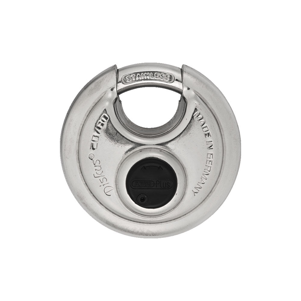 ABUS - 20/80 - Key Retaining Stainless Steel Padlock with 360° Protection Optional Keying - 3-5/32 Inch Width