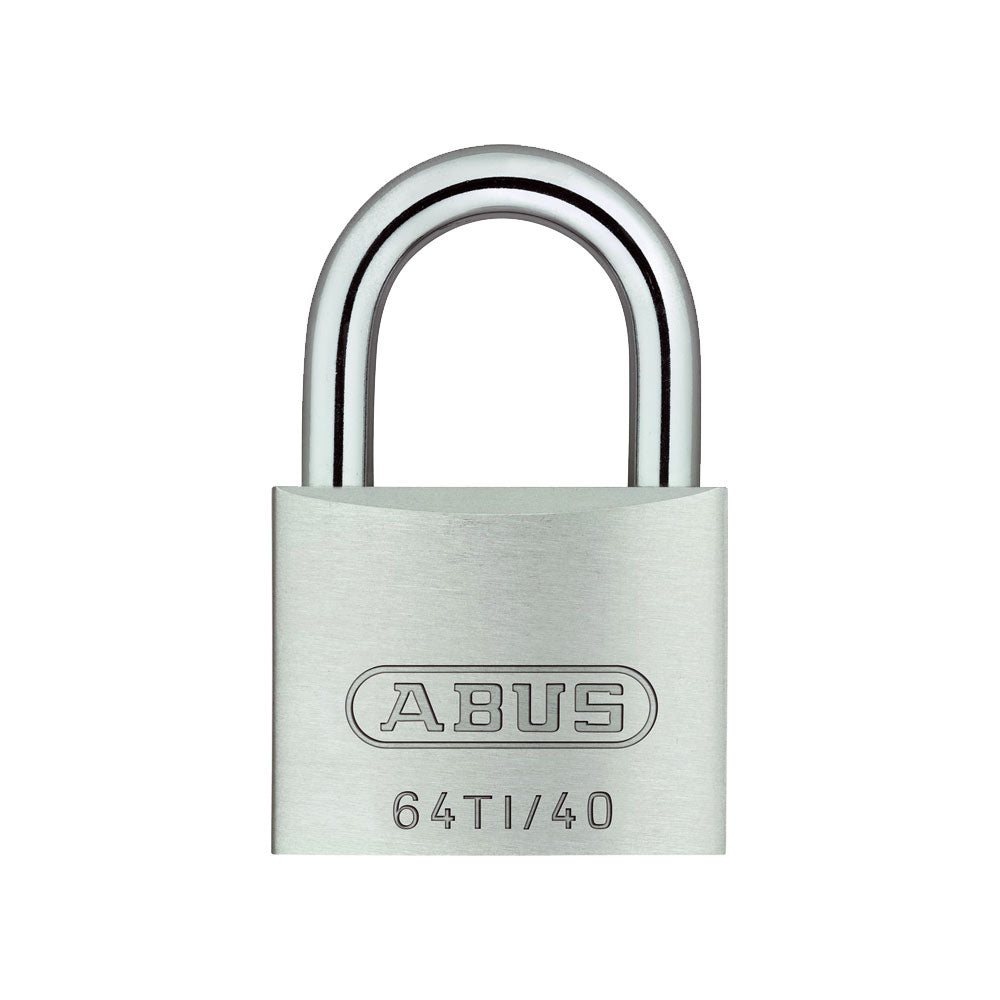 ABUS - 64TI/40 - Extreme Corrosion Resistant Titalium Padlock with Optional Keying - 1-37/64 Inch Width