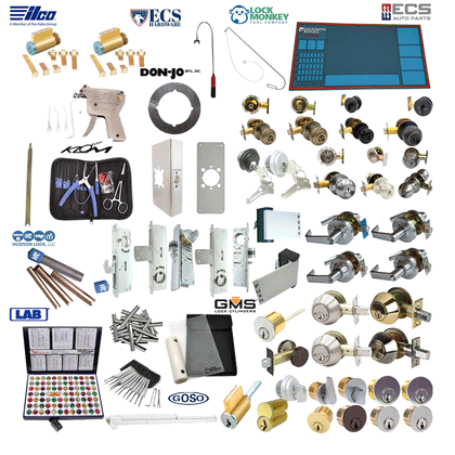 ECS HARDWARE - Residential and Commercial Locksmithing Starter Kit Bundle