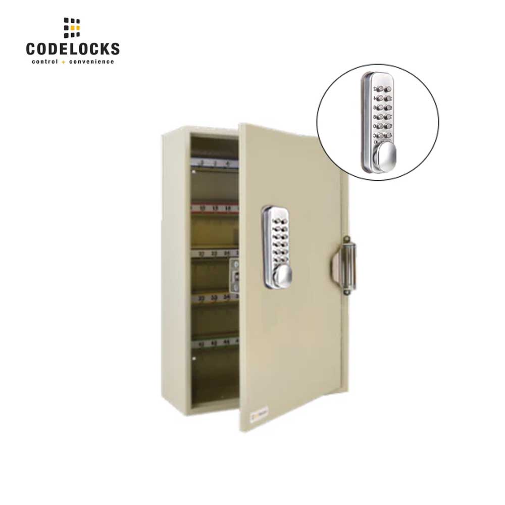 Codelocks Optional Hook Self-Closing Key Cabinet with CL160 SG Mechanical Lock