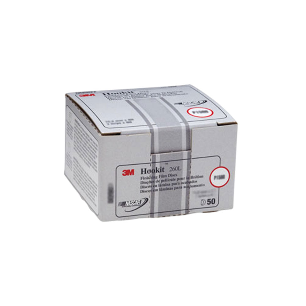 3M - Hookit Finishing Film Abrasive Disc 260L - 50 Discs Per Box