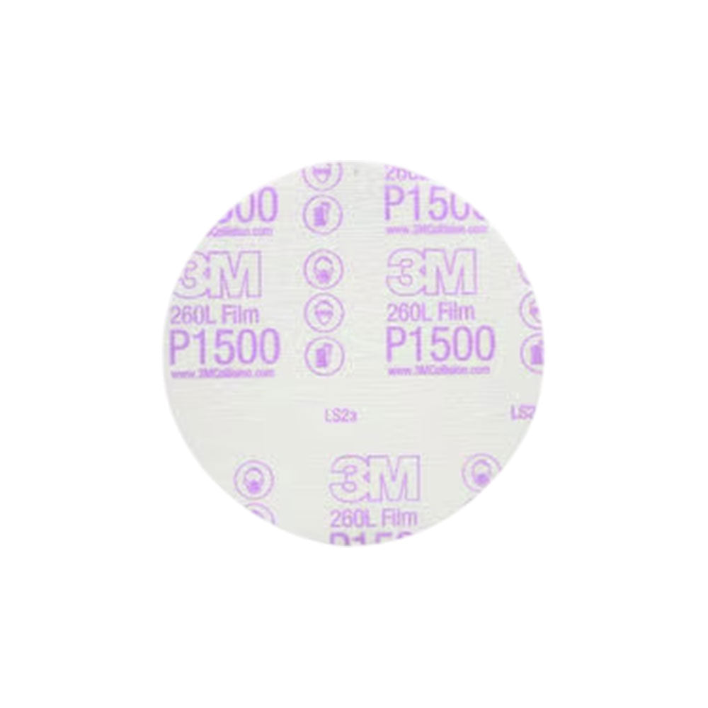 3M - Hookit Finishing Film Abrasive Disc 260L - 100 Discs Per Box