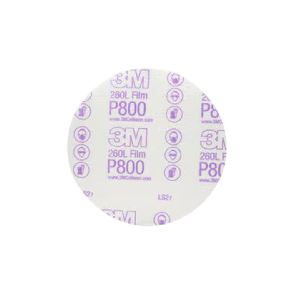 3M - Hookit Finishing Film Abrasive Disc 260L - 100 Discs Per Box