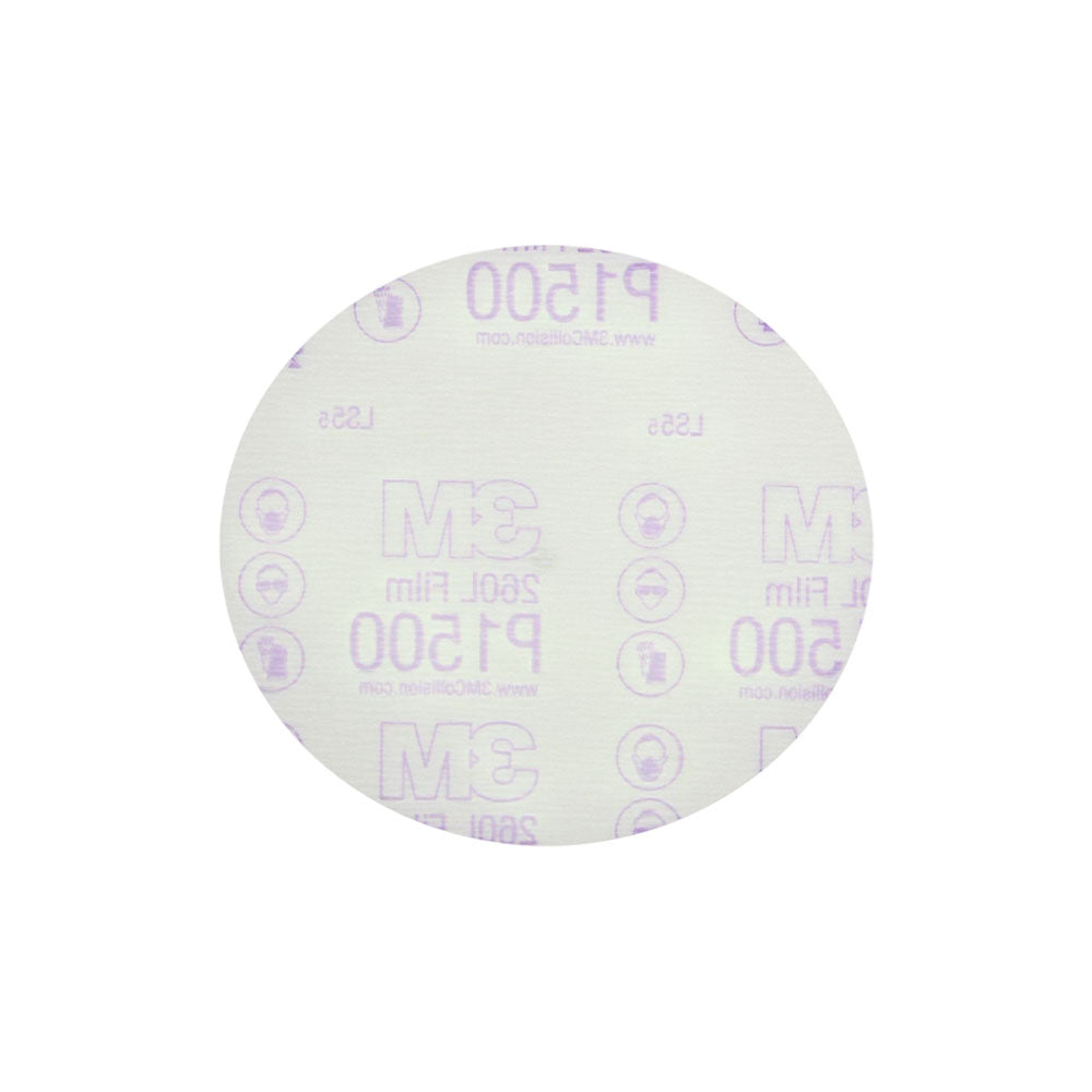 3M - Hookit Red Finishing Film Abrasive Disc 260L - 6 Inch - 25 Disc Per Box