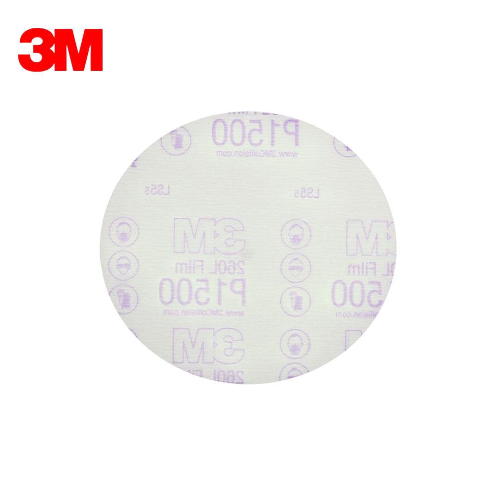 3M - Hookit Red Finishing Film Abrasive Disc 260L - 6 Inch - 25 Disc Per Box