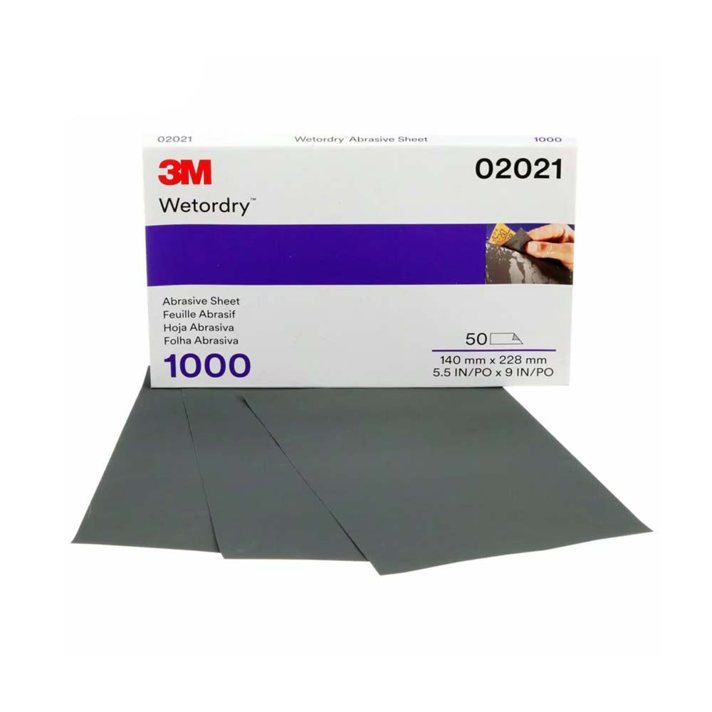 3M - Wetordry Abrasive Sheet 401Q - 50 Sheet Per Box