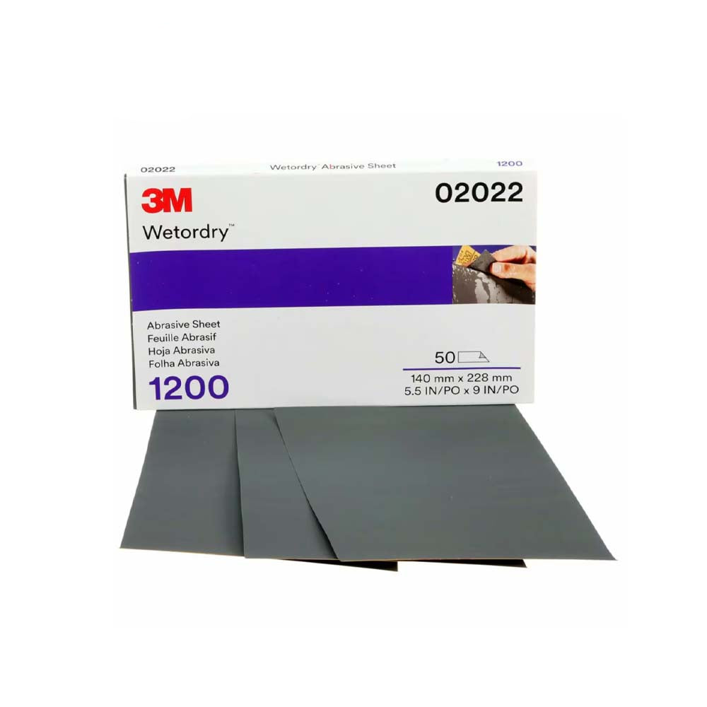 3M - Wetordry Abrasive Sheet 401Q - 50 Sheet Per Box