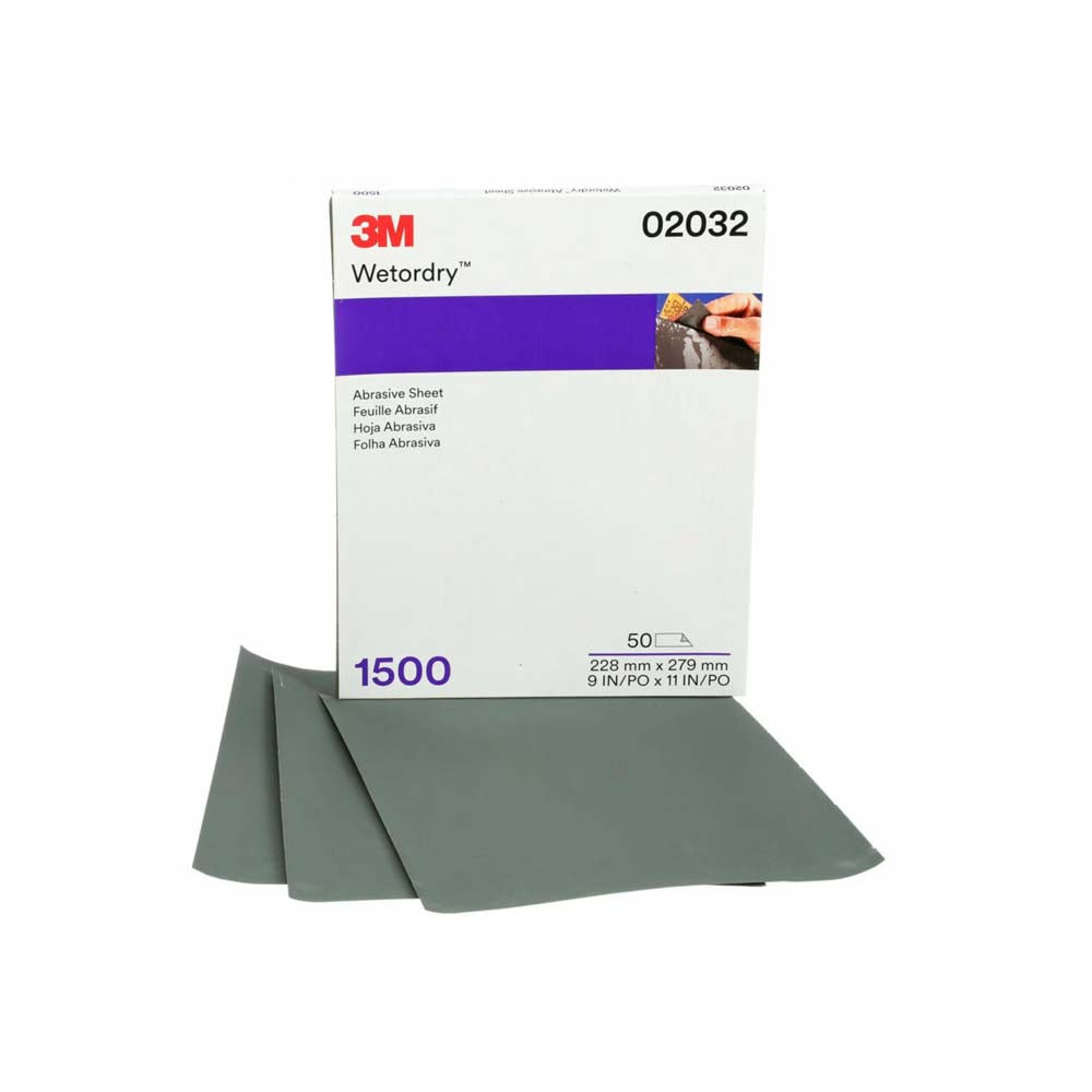 3M - Wetordry Abrasive Sheet 401Q - 50 Sheet Per Box
