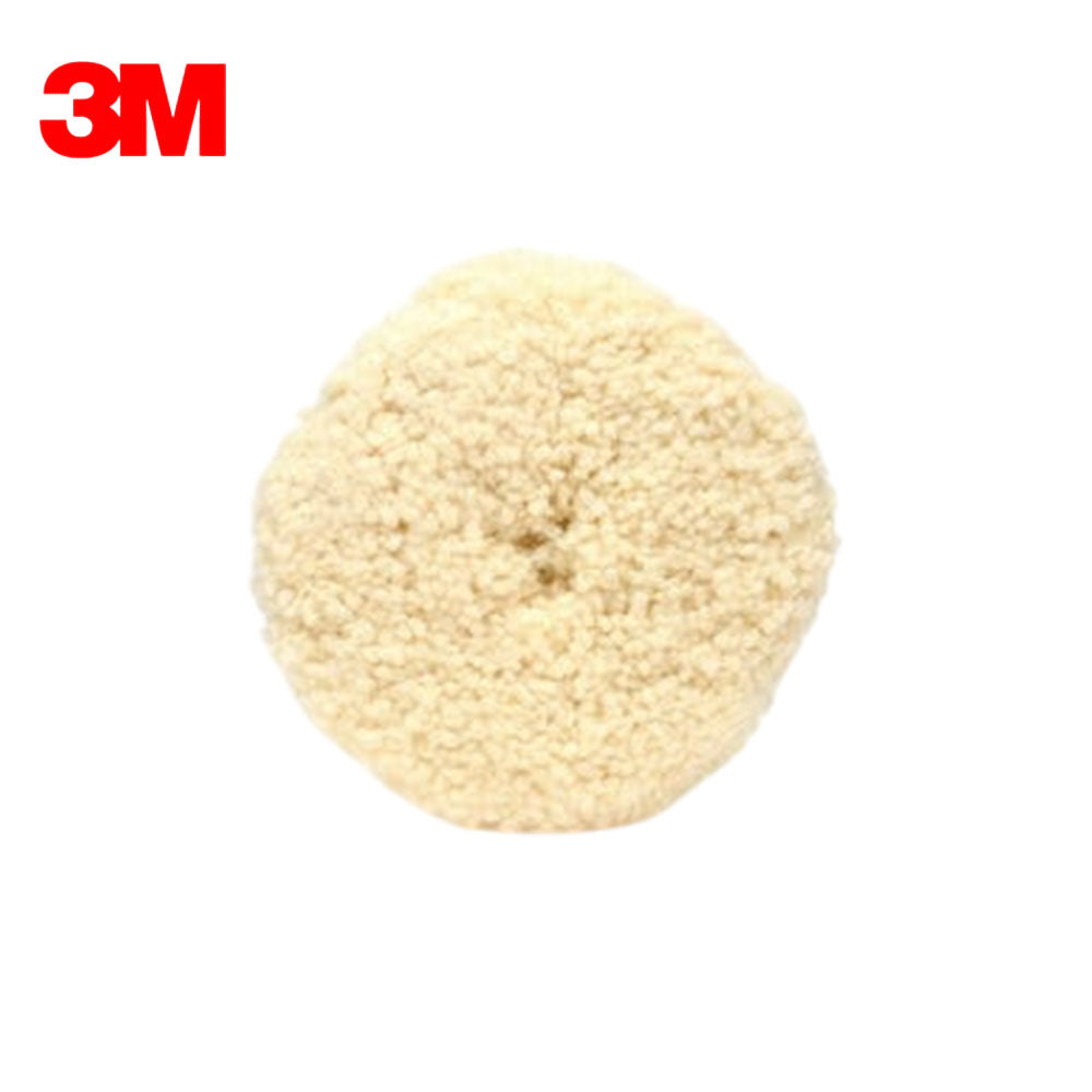 3M - Wool Compounding Pad with 4,500 rpm Maximum Speed - 9 Inch - Double Sided