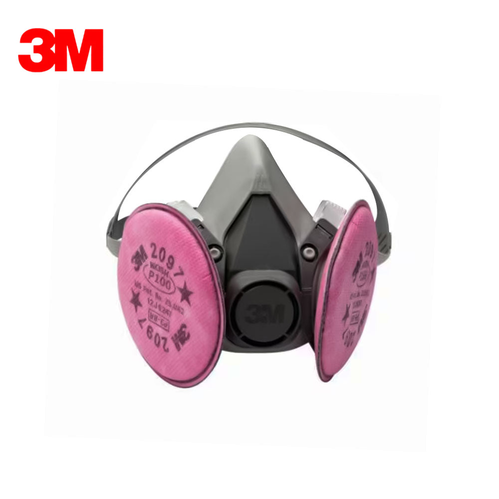 3M - 07182 - Half Facepiece Respirator Packout with Filters P100 - Medium Size