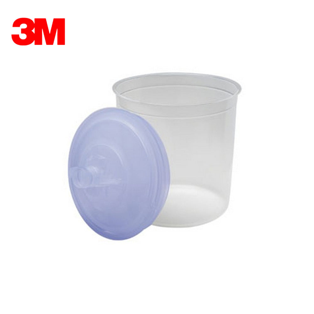 3M - 16301 - PPS Lid and Liner Kit - Standard (22 fl oz) - 125 Micron Full Diameter Filter - 50 Lids and Liners Per Kit