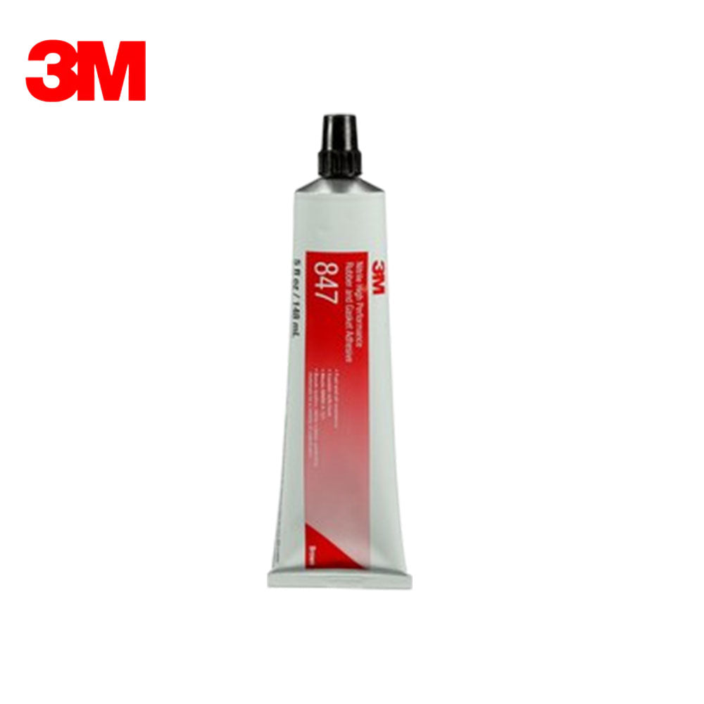 3M - 19718 - Nitrile High Performance Rubber and Gasket Adhesive 847 - 5 Oz Tube - Brown