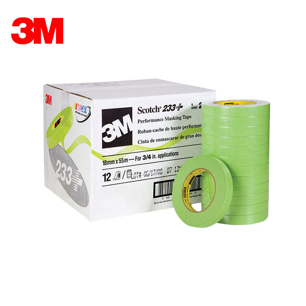 3M - 26340CS - 233+ Scotch Premium Automotive Masking Tape - Green - 12 Per Case