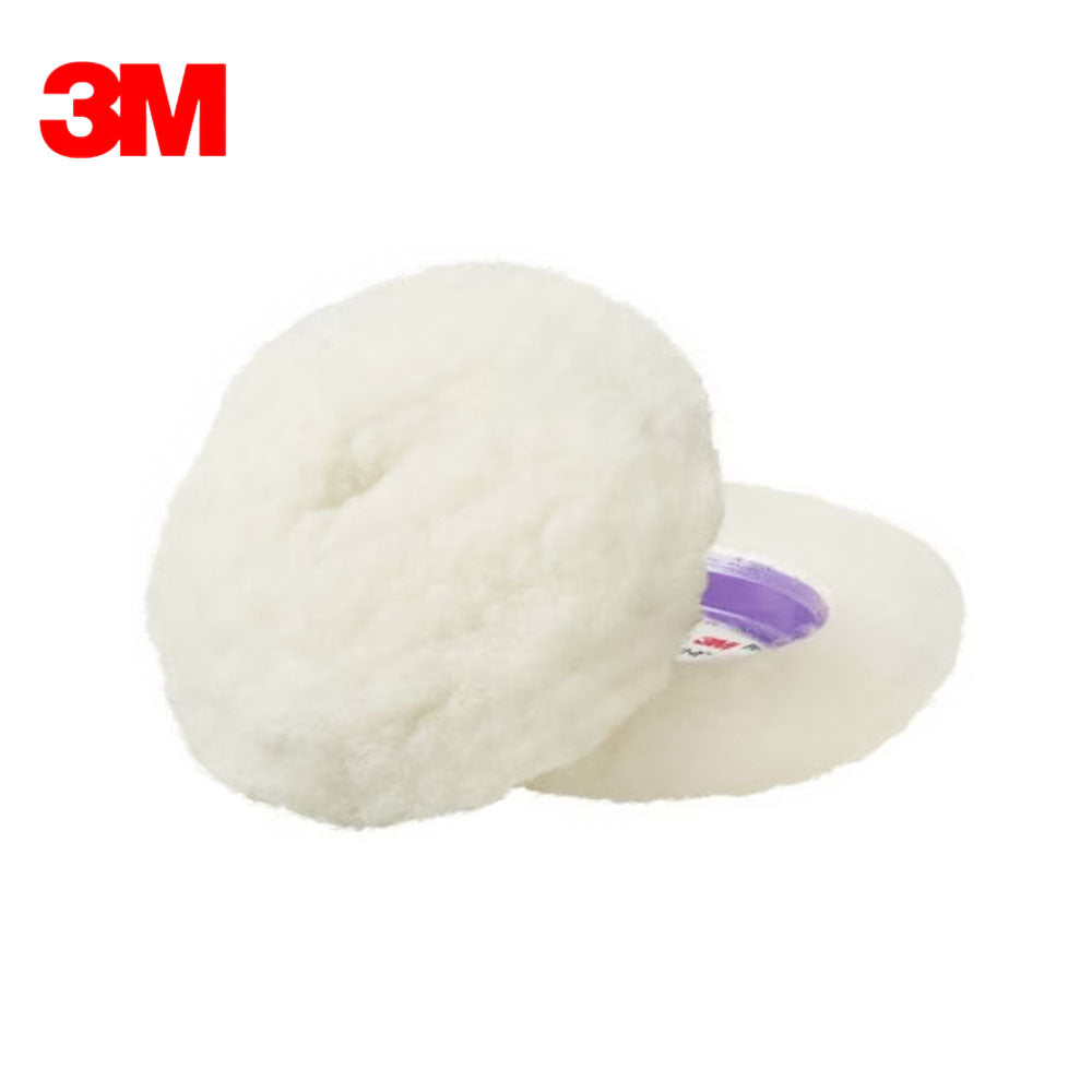 3M - 30040 - Perfect-It Low Lint Wool Compounding Pad - 4" - Single Sided - 2 Pads Per Bag