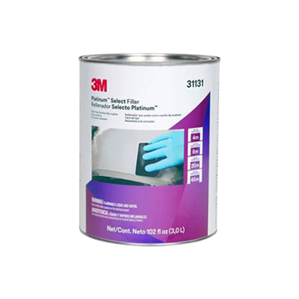 3M - 31131 - Platinum Select Body Filler - 1 Gallon ( 102 fl oz)