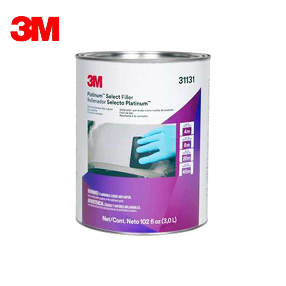 3M - 31131 - Platinum Select Body Filler - 1 Gallon ( 102 fl oz)