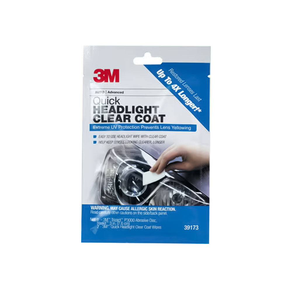 3M - 32516 - Quick Headlight Clear Coat Wipes - 40 Wipes Per Case