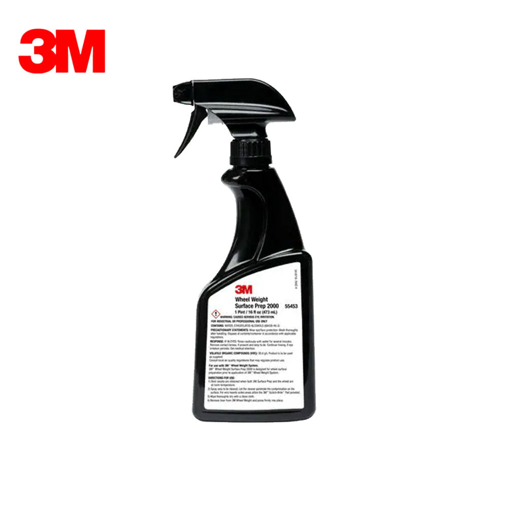 3M - 55453 - Wheel Weight Surface Prep 2000 - 16 Oz Spray Bottle
