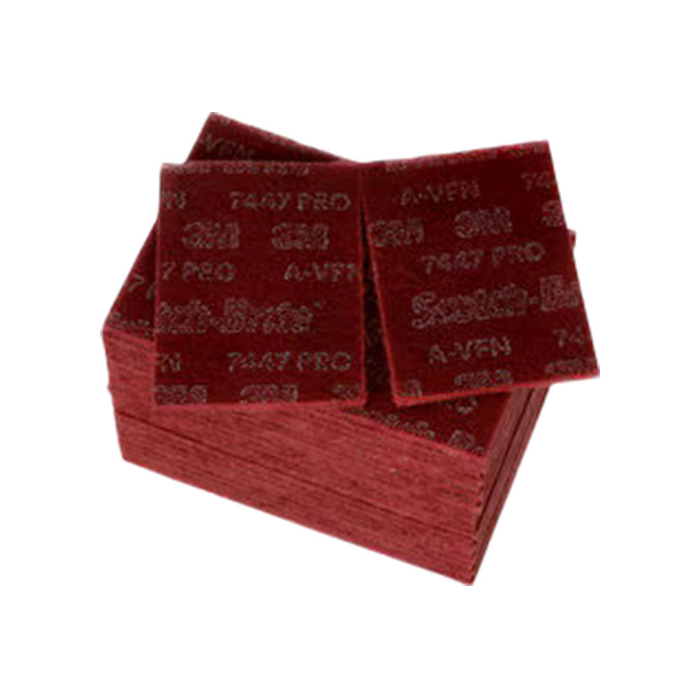3M - 64926 - Scotch-Brite Hand Pad - 6 x 9 Inch - Very Fine Grade - Maroon