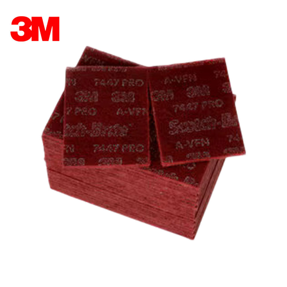 3M - 64926 - Scotch-Brite Hand Pad - 6 x 9 Inch - Very Fine Grade - Maroon
