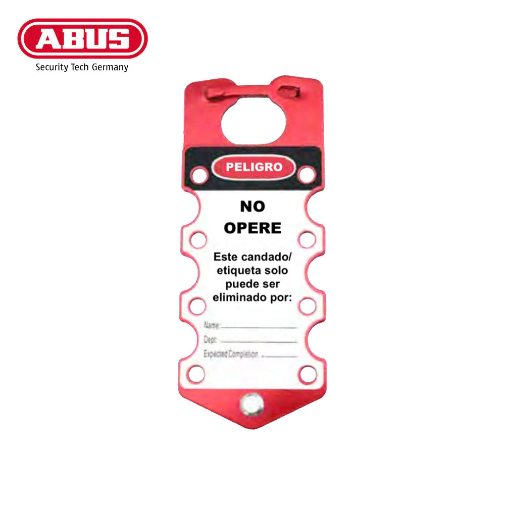 ABUS Aluminium Labeled Hasp with Optional Languages