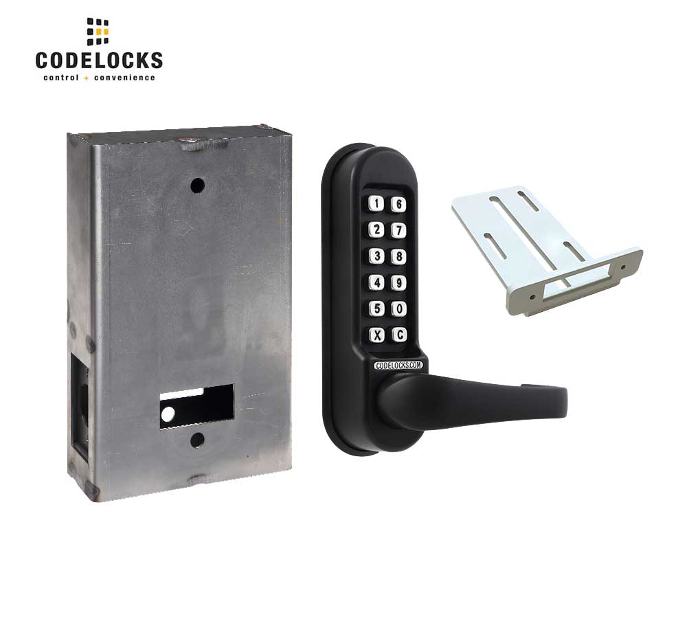 Codelocks CL510 Mechanical, Heavy Duty, Optional Finish, Tubular Latchbolt Gate Box Kit
