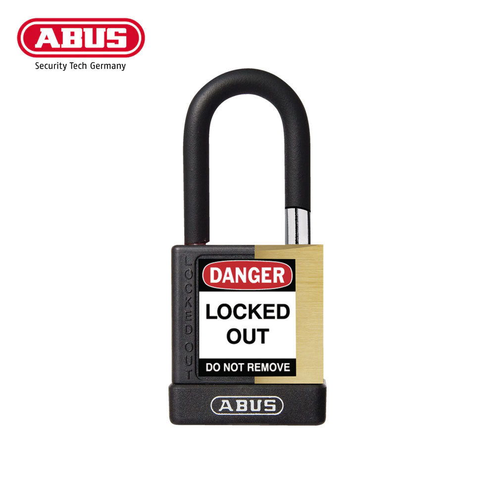ABUS - 74M/40 - Nylon-Covered Aluminum Core Padlock - 1-1/2 Inch Shackle with Optional Keying and Optional Finish