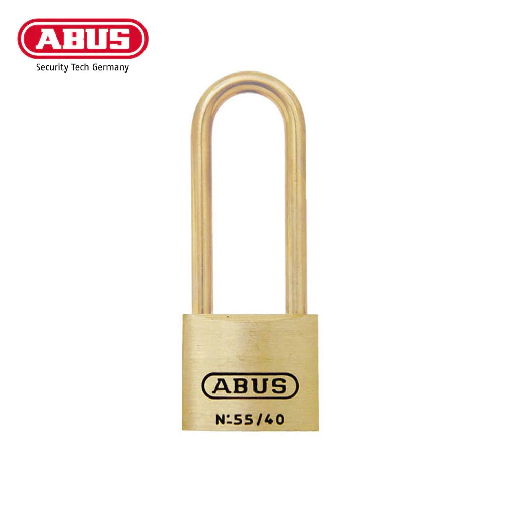 ABUS - 55MB/40HB63 - Self-Locking Solid Brass Padlock with Optional Keying - 1-1/2 Inch Width