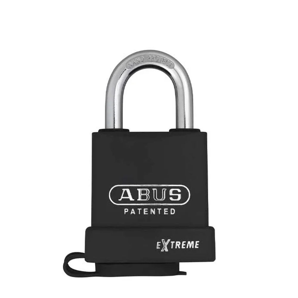 ABUS - 83WP/53-300 - EXTREME Black Coated Steel Padlock - Keyed Different