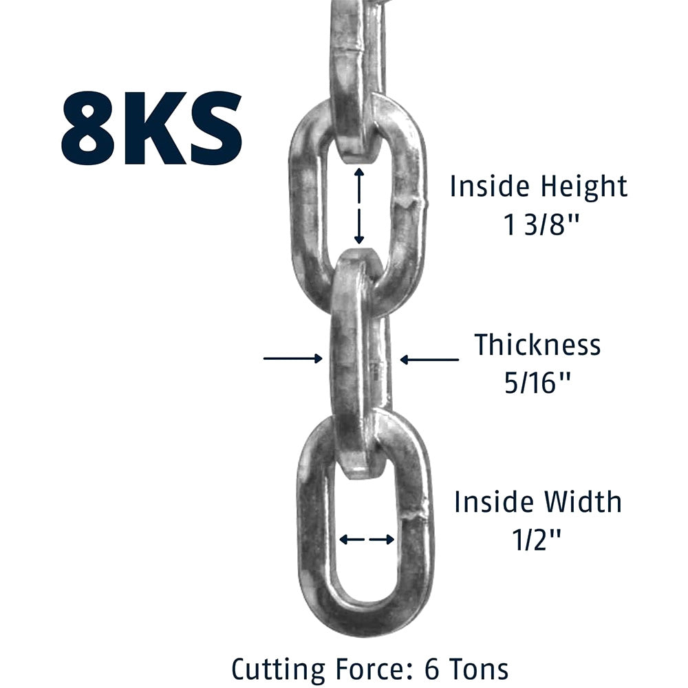 ABUS - 8KS - 6 Foot - High Security Chain & Sleeve