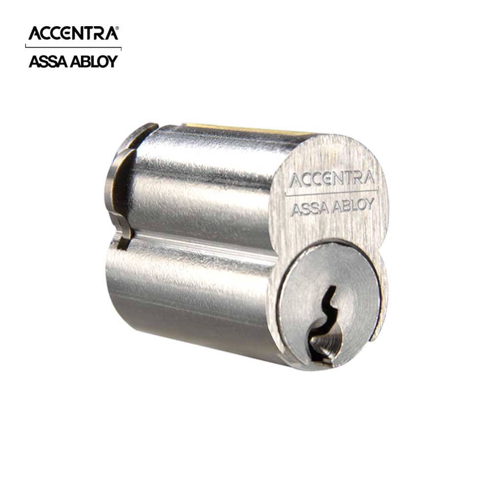 ACCENTRA - 1210 - LFIC Core - 6-Pin - GA Keyway - Keyed Different - 626 (Satin Chrome)