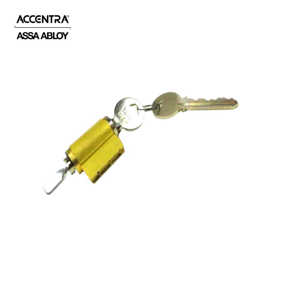 ACCENTRA - 2802 - Lever Cylinder with Schlage C Keyway and 6-Pin - 626 (Satin Chrome)