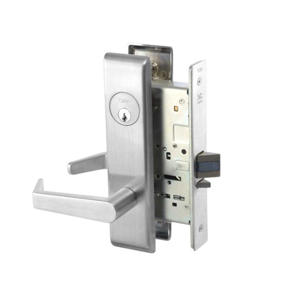 ACCENTRA - CRCN8822FL - Mortise Dormitory Lock with CRCN Trim - Grade 1 - 626 (Satin Chrome)