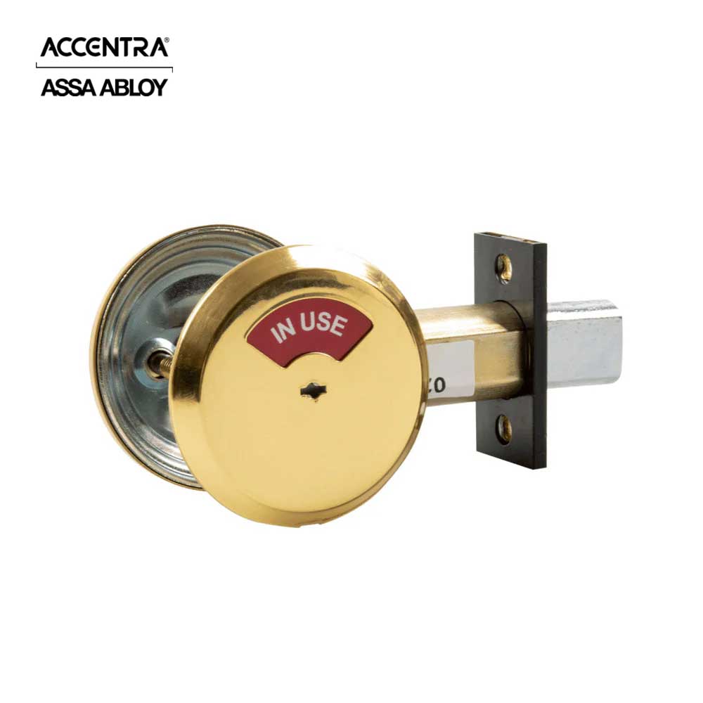 ACCENTRA - D292 - Thumbturn x Indicator Deadbolt with 2-3/4 Inch Backset and 2-1/4 Inch X 1 Inch Face - Grade 2