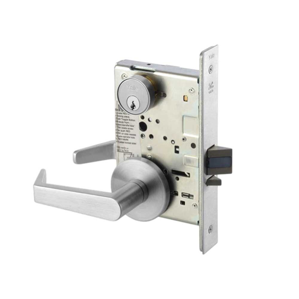 ACCENTRA - LBDY8802FL - Mortise Lock Body with Privacy Bedroom or Bath Function - Grade 1 - 626 (Satin Chrome)