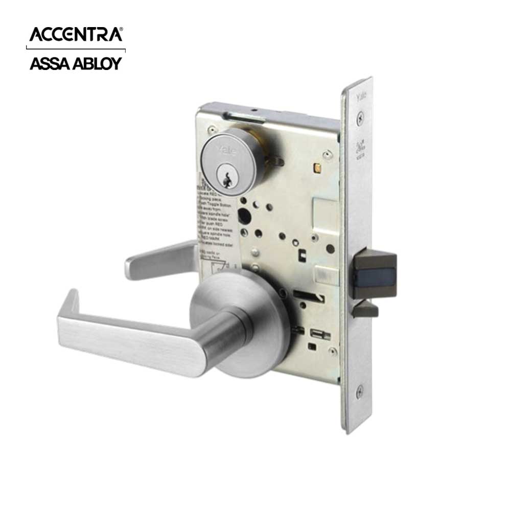 ACCENTRA - LBDY8822FL - Mortise Lock Body with Dormitory Function - Grade 1 - 626 (Satin Chrome)