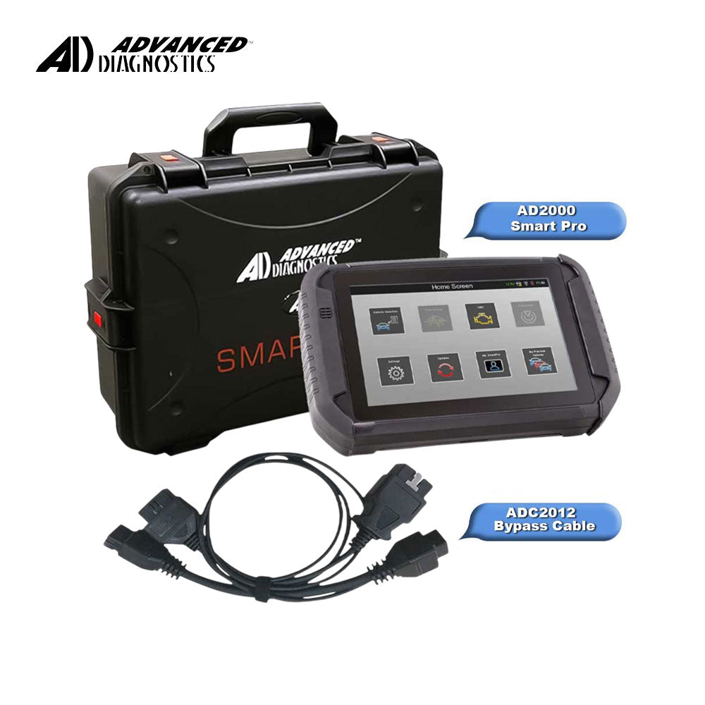Advanced Diagnostics AD2000 Smart Pro with 1 Year Annual UTP (NO COMMITMENT) and FREE ADC2012 Bypass Cable