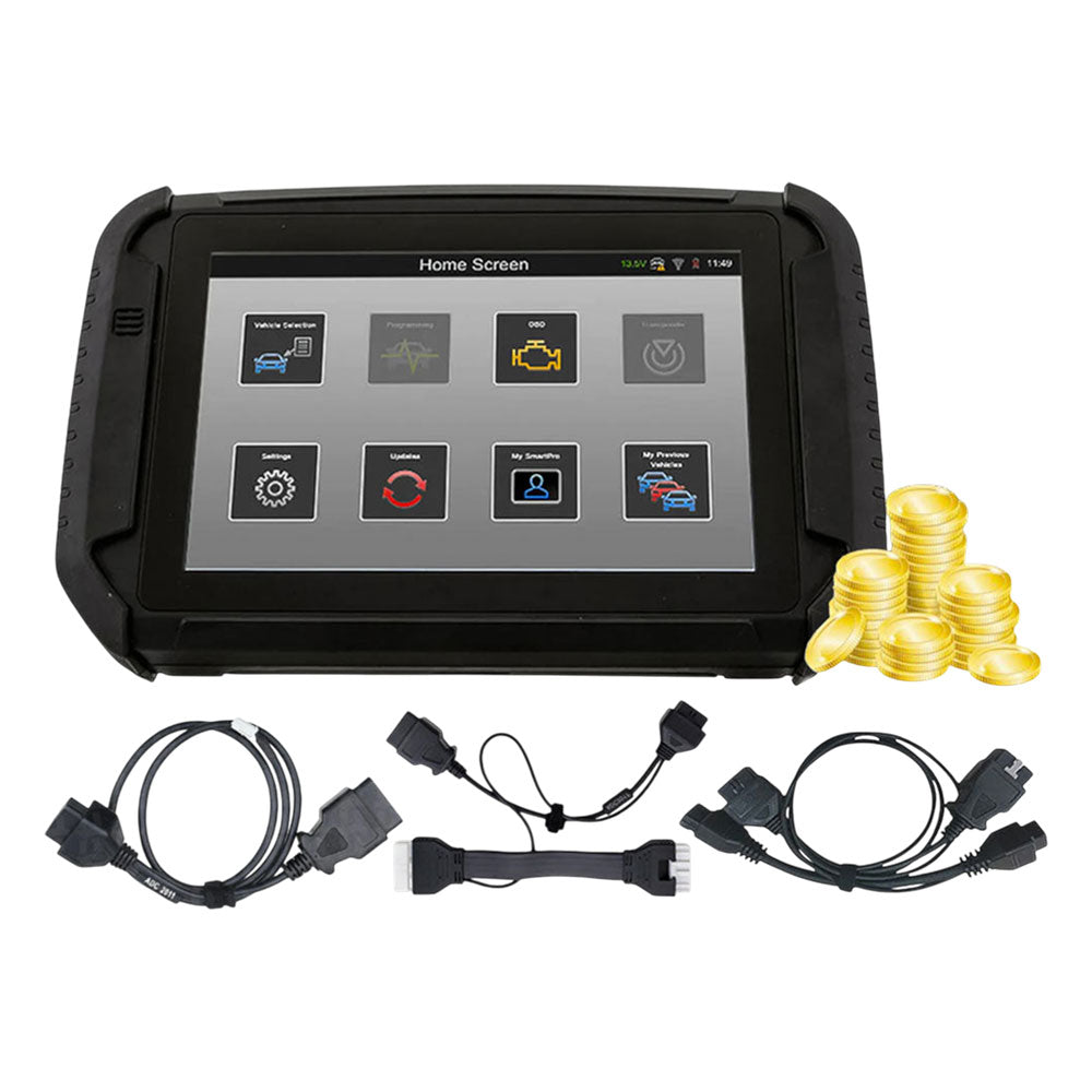Advanced Diagnostics Smart Pro Key Programmer and Tokens plus ADC2011 ADC2012 ADC2017 Bypass Cables with 1 Year Free UTP