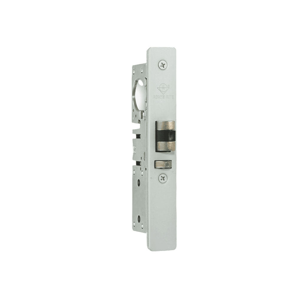 Adams Rite - 4511-36 - Standard Duty Deadlatch Radius Faceplate with 1-1/8" Backset and 2-5/8" Mortise Strike - Clear Anodized Satin Aluminum