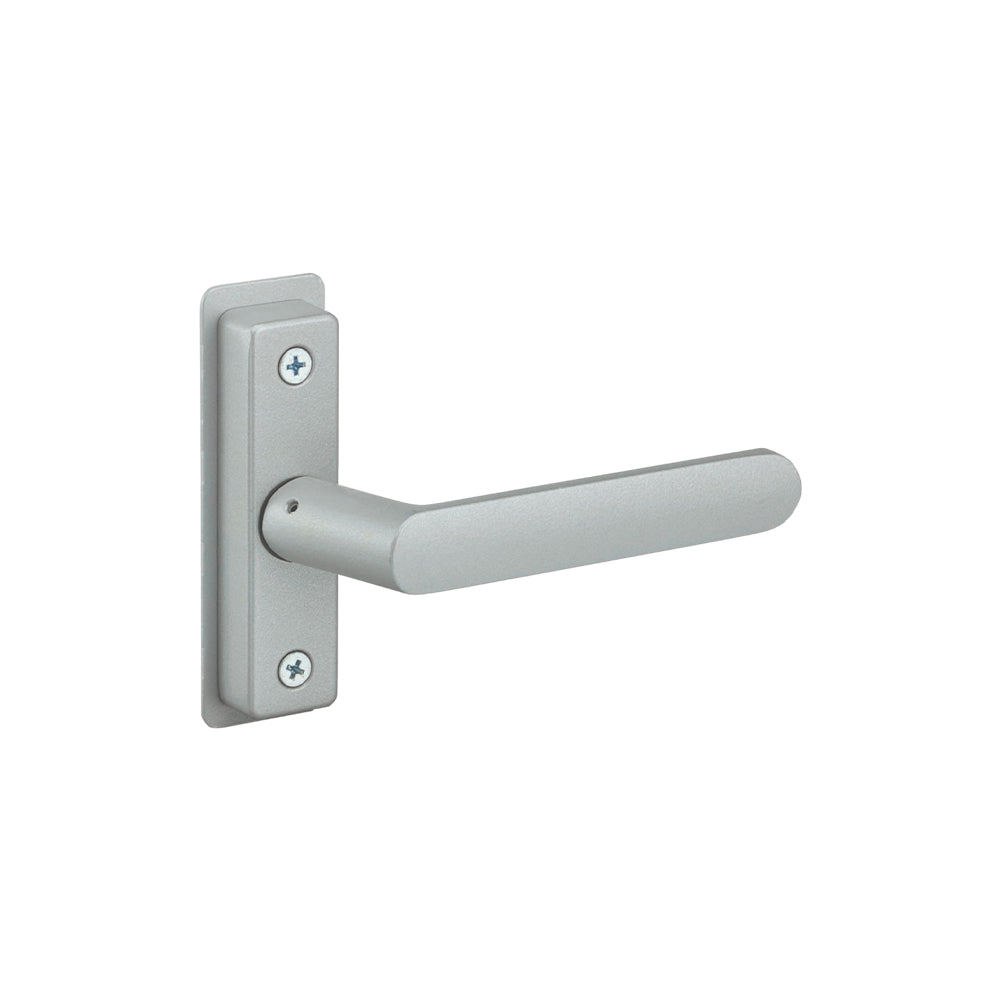 Adams Rite - 4568-501 - Flat Euro Lever Trim without Return For 1-3/4 to 2 Thick Door and LH or LHR Operation - 130 (Satin Aluminum Ritecoat Paint)