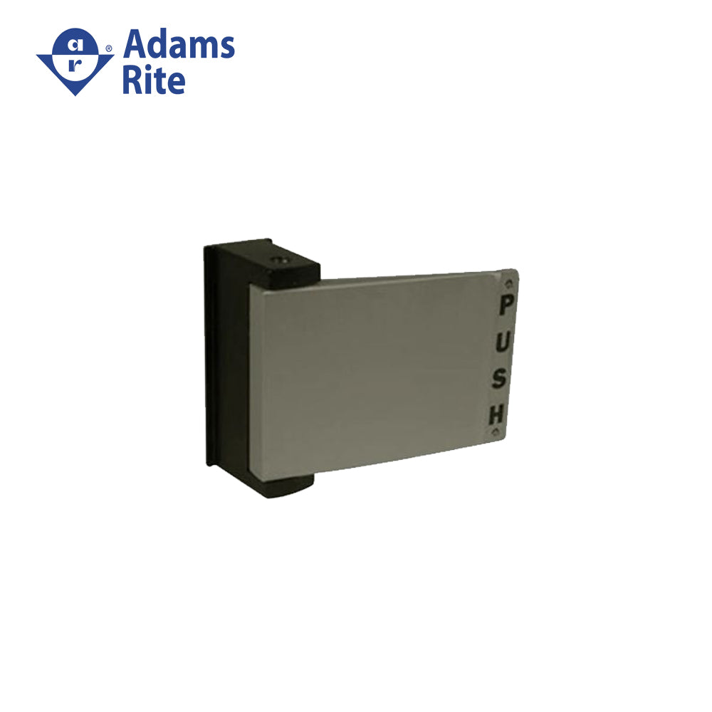 Adams Rite - 4590-04 - Flat Deadlatch Paddle for 1-3/4 Thick Doors with Push to Right and Interior Left-Hand Reverse or Exterior Right-Handed - 313 (Dark Bronze Anodized Aluminum)