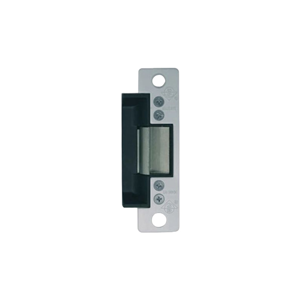 Adams Rite - 7100-540 - Door Electric Strike Standard/Fail Secure and 4-7/8 X 1-1/4 Flat Faceplate with Radius Corners - 24VAC - 628 (Satin Aluminum Clear Anodized Finish)