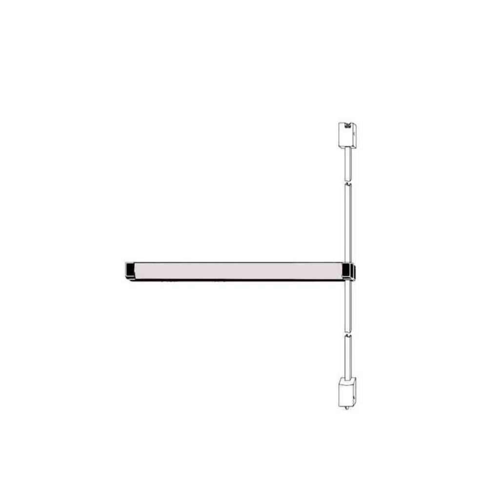 Adams Rite - 8211MLR - Surface Vertical Rod Exit Device withMotorized Latch Retraction (MLR) - Fits Narrow and Wide Stile Aluminum Doors