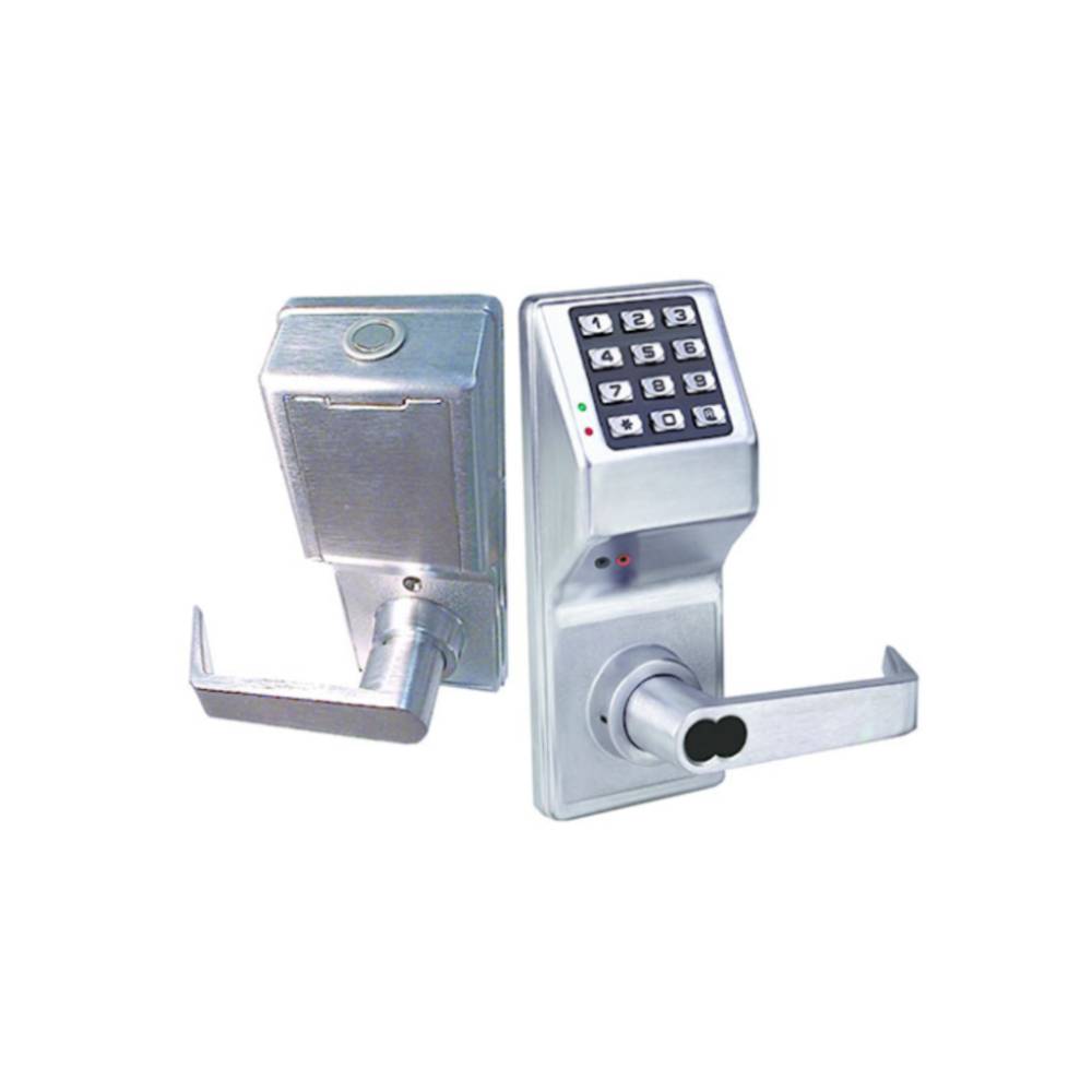 Alarm Lock - DL4100IC-26D - Trilogy Digital Keypad Lever Set with High Capacity Audit Trail and SFIC Core - Grade 1 - Satin Chrome Finish