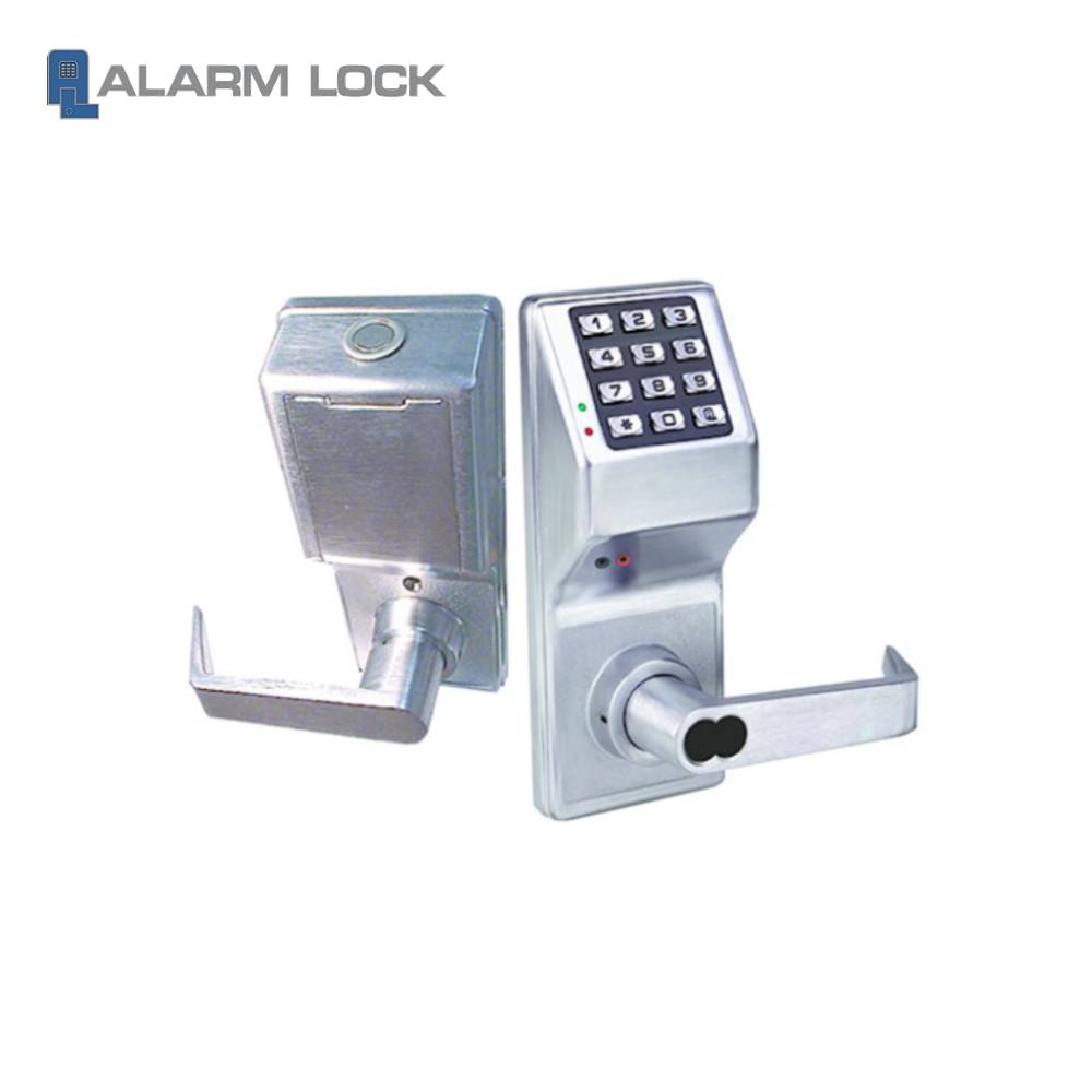 Alarm Lock - DL4100IC-26D - Trilogy Digital Keypad Lever Set with High Capacity Audit Trail and SFIC Core - Grade 1 - Satin Chrome Finish