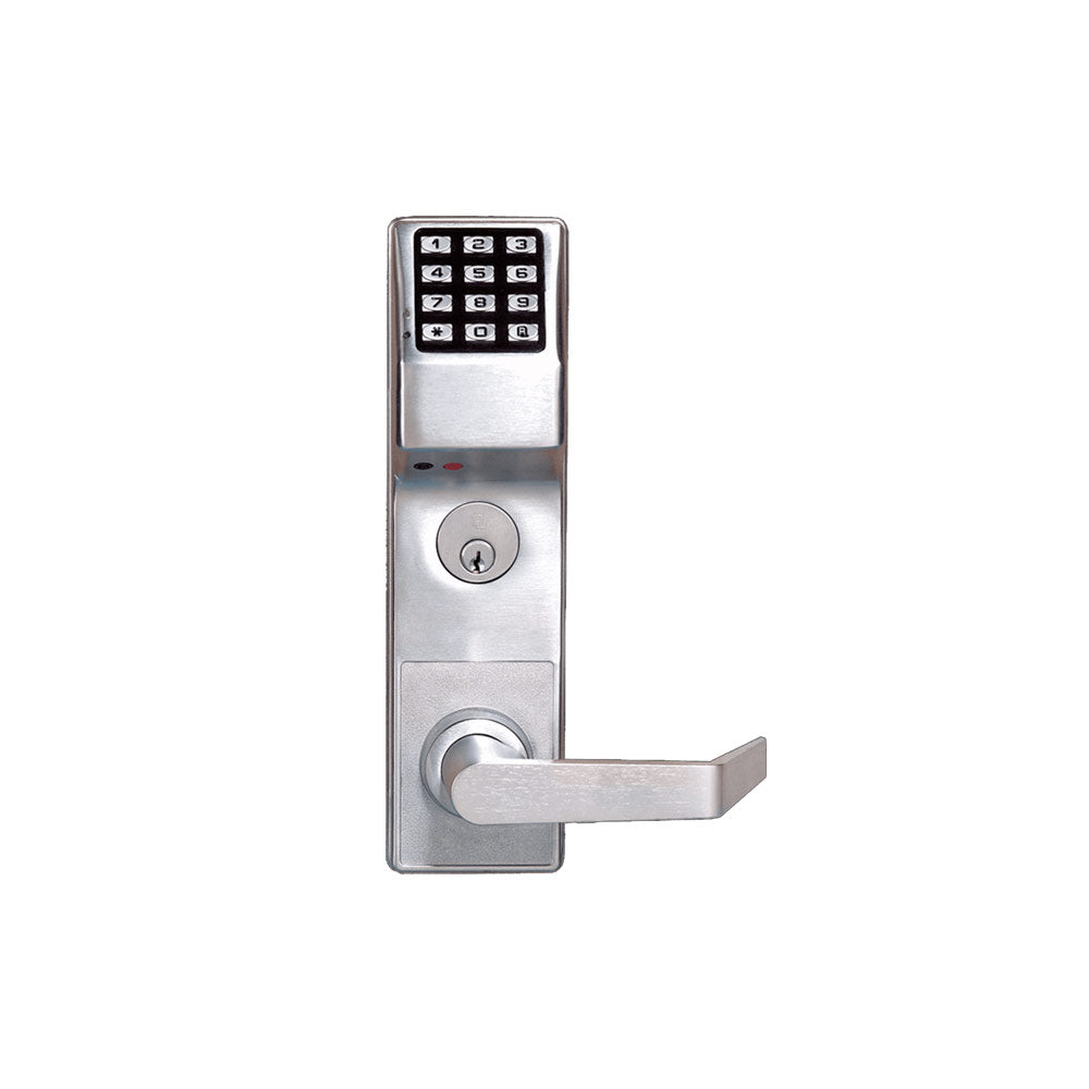 Alarm Lock - ETDLS1G-26DCR8 - Trilogy Exit Panic Trim Digital Keypad Lock Audit Trail - Satin Chrome Finish