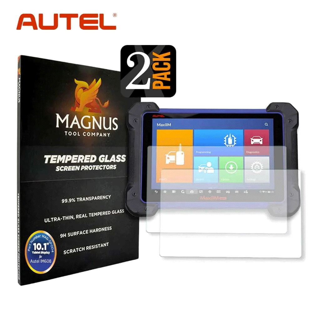 Autel MaxiIM IM608 PRO II Key Programming and Diagnostic Tool with GBOX3, APB112 and IMKPA and 10.1" Tempered Glass Screen Protector (No Area Restriction)