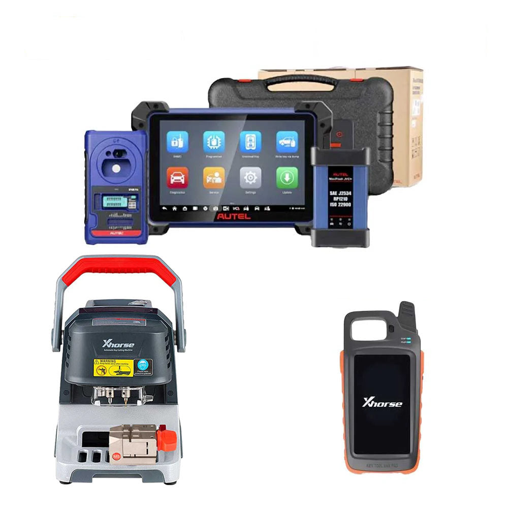 Autel MaxiIM IM608 PRO II Automotive All-In-One Key Programmer and XP005 Key Cutting Machine with VVDI Key Tool MAX PRO