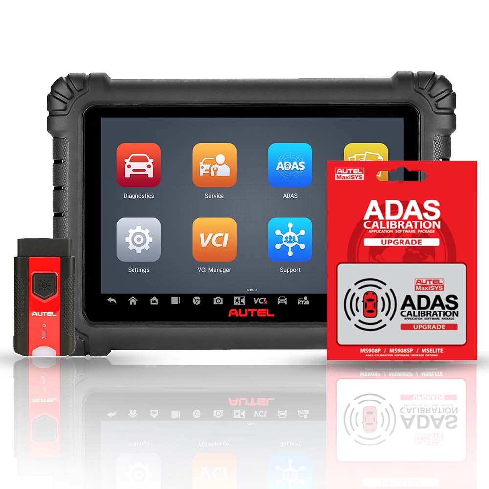 AUTEL - MaxiSYS 906MAX Professional Diagnostic Tablet with Bluetooth VCI and MaxiSys ADAS Software Upgrade (TCP)