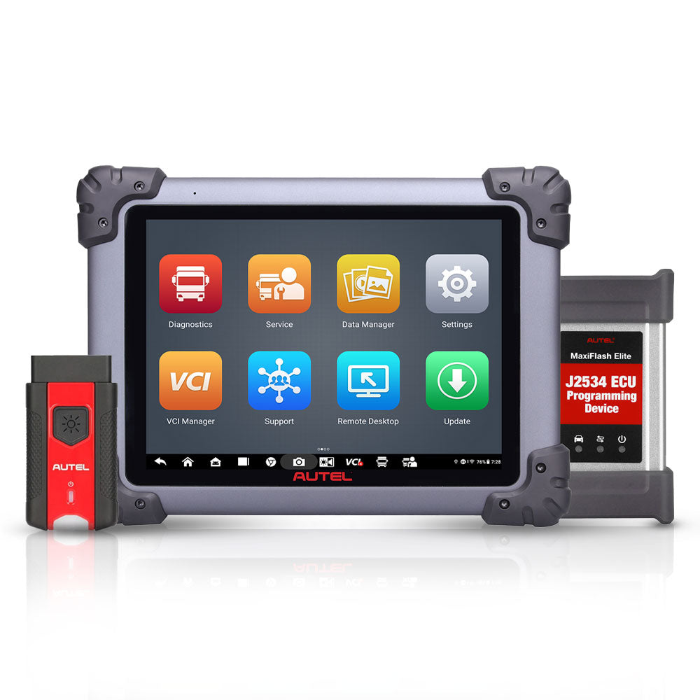 Autel MaxiSYS MS908CVII Commercial Vehicle Diagnostics and Service Tablet with MaxiVCI 200 Vehicle Communication Interface